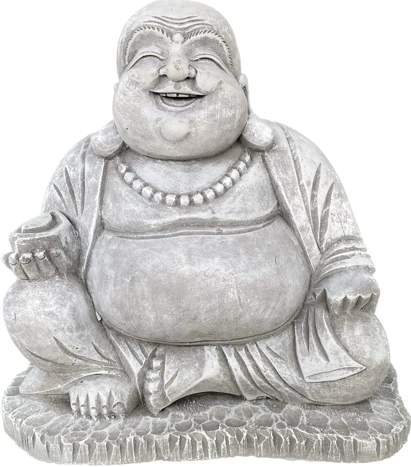  Product image 3 of the product “Quan - Seated Chinese Buddha, 33cm H | cast stone ”